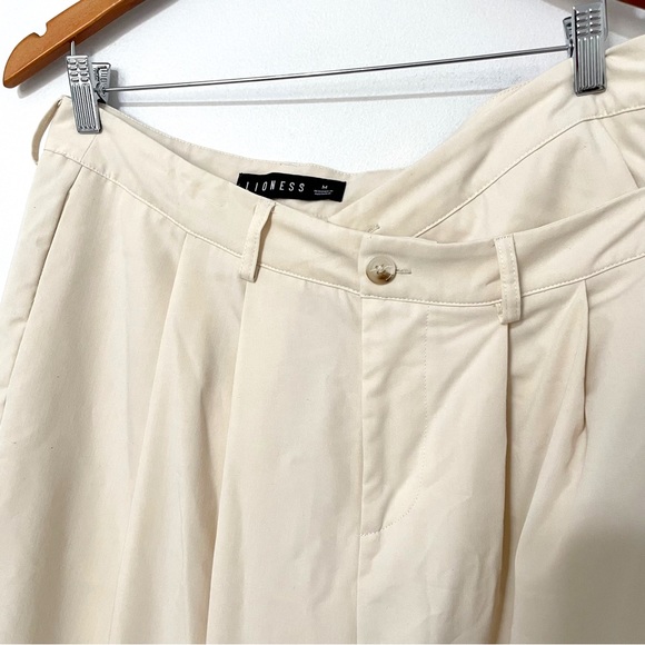 Lioness • la mesa trouser pant beige sz M - Picture 10 of 11